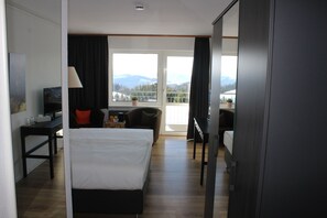 Classic Double Room, Balcony, Mountain View | Desk, free wired internet, bed sheets - Hotel Löwen  by Mastiff (Sankt Maergen)
