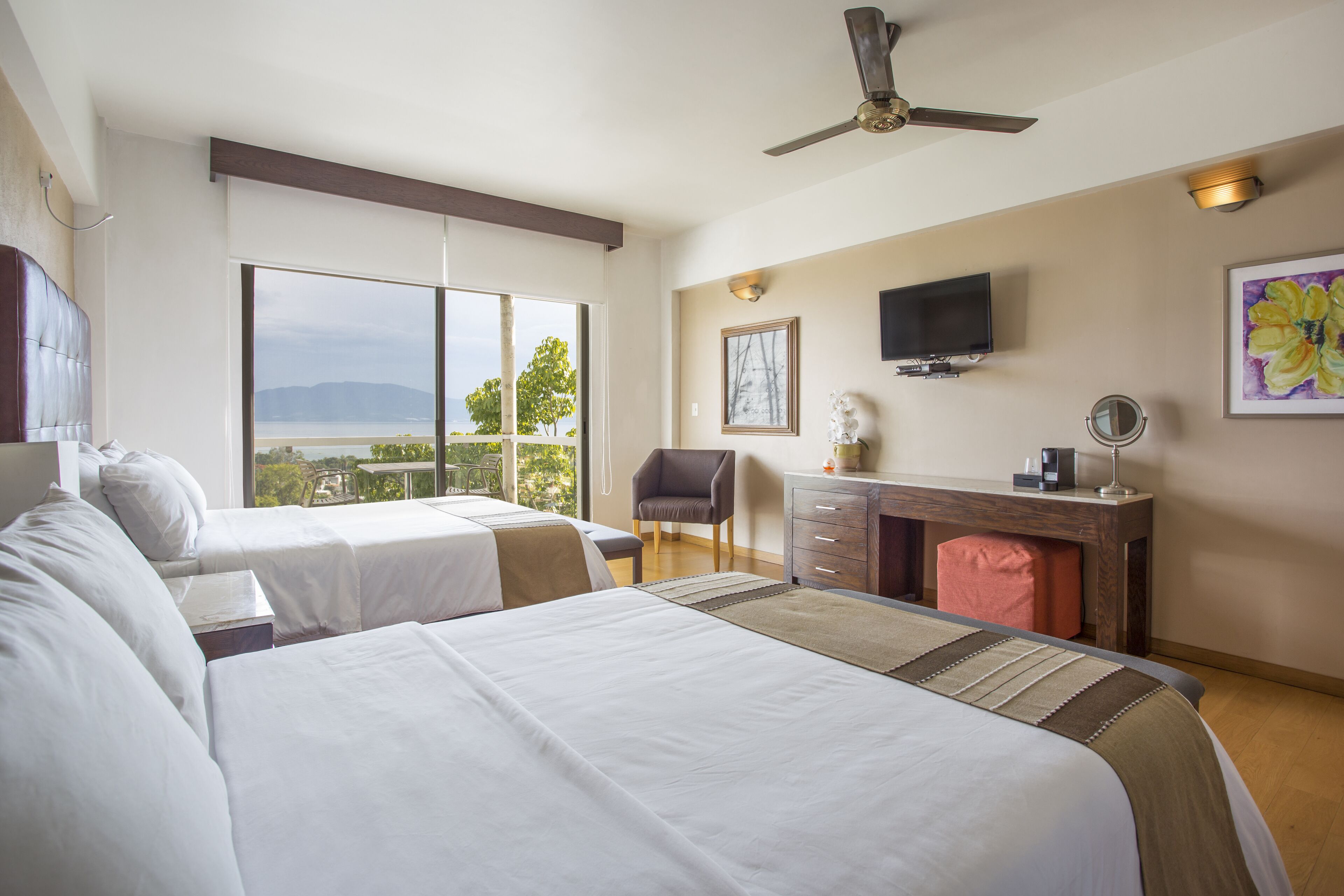 Panoramic Double Room, Balcony, Lake View | In-room safe, soundproofing, iron/ironing board, free WiFi