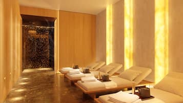 Espace de soins pour les couples, soins corporels, soins d'aromathérapie