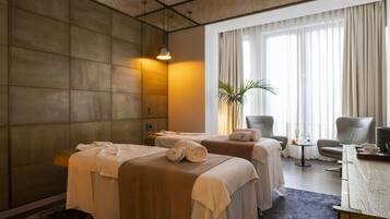 Espace de soins pour les couples, soins corporels, soins d'aromathérapie