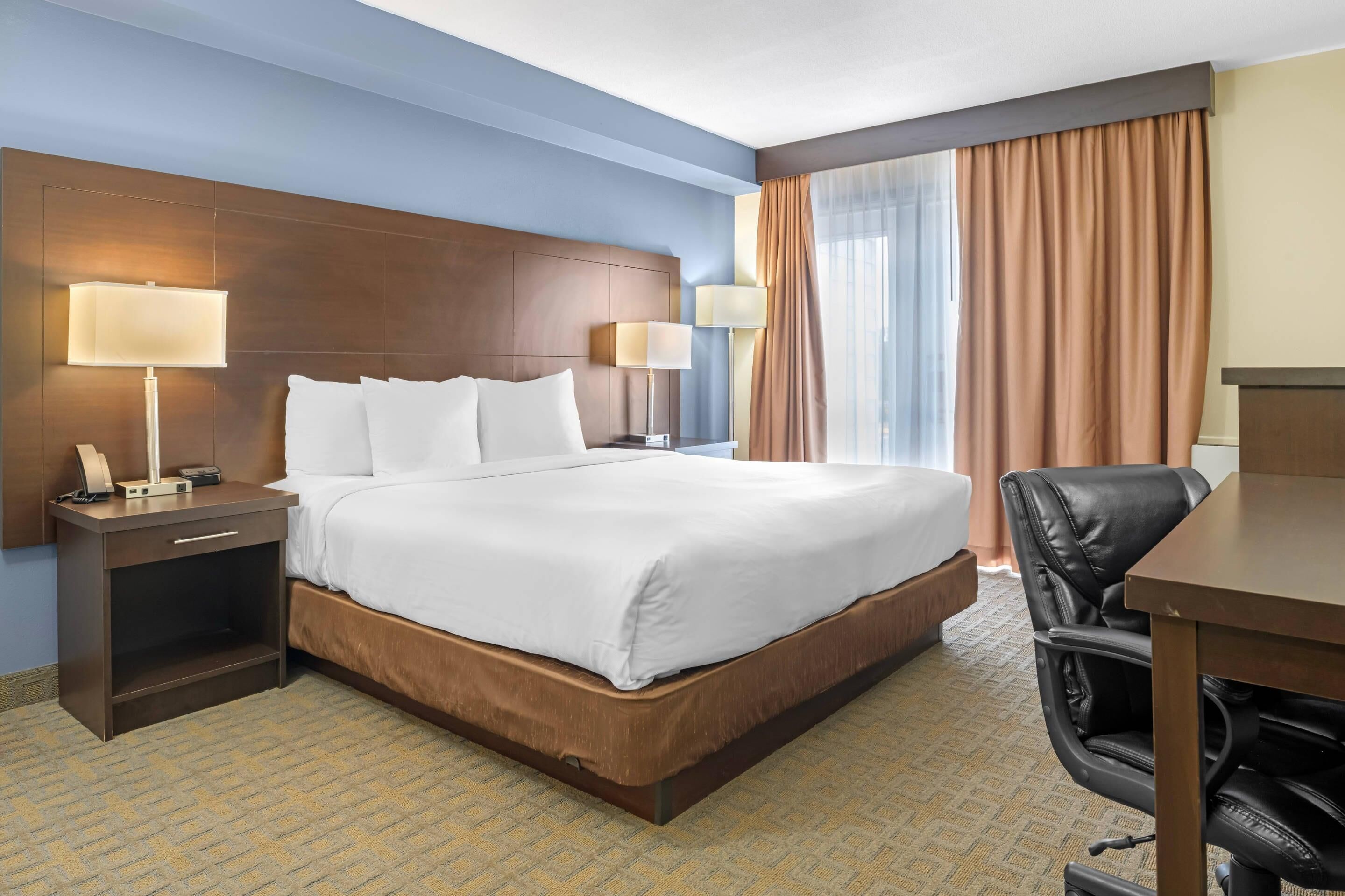 desk, iron/ironing board, free wifi, bed sheets