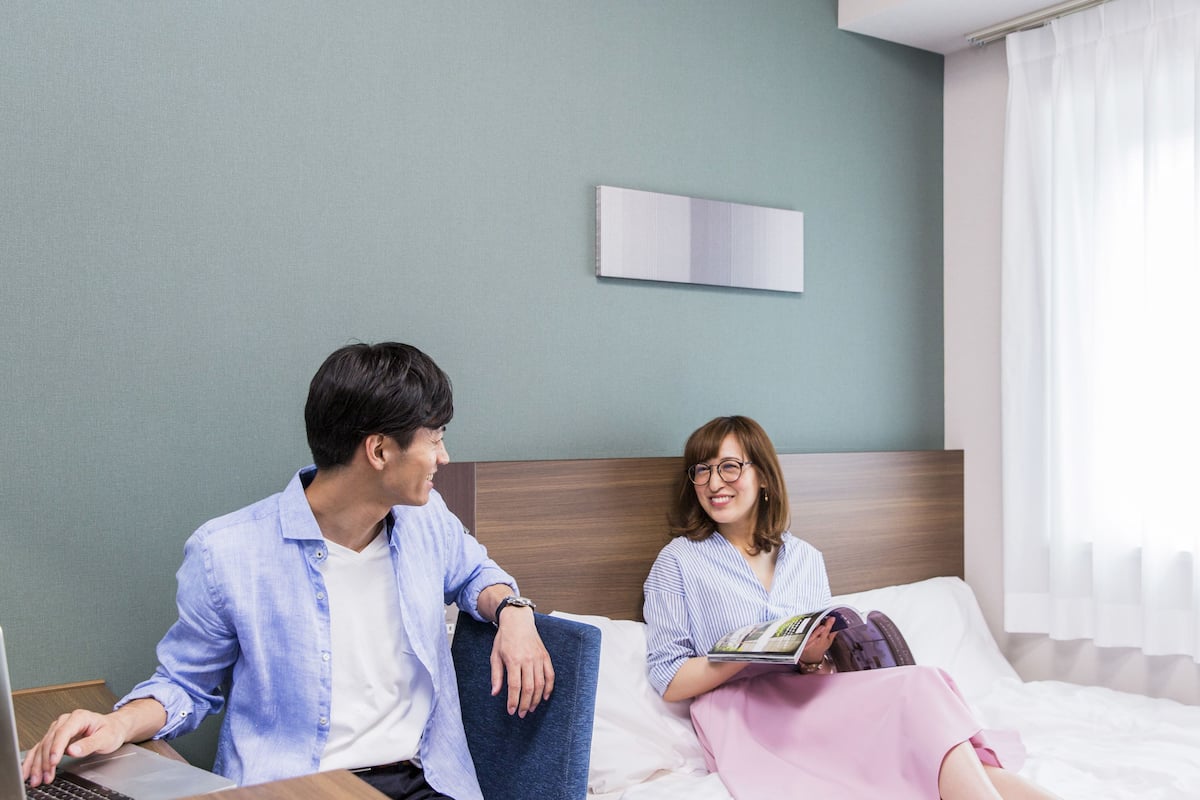 premium bedding, desk, blackout curtains, soundproofing