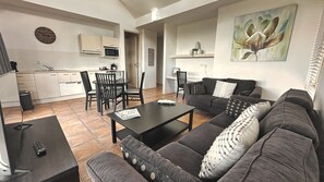 Villa, 2 Bedrooms | Living area | Flat-screen TV, DVD player