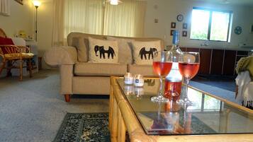 Family Cottage | Living area | Flat-screen TV, DVD player