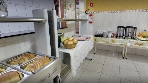 Breakfast area - Hotel Jardim Paraiba (Aparecida)