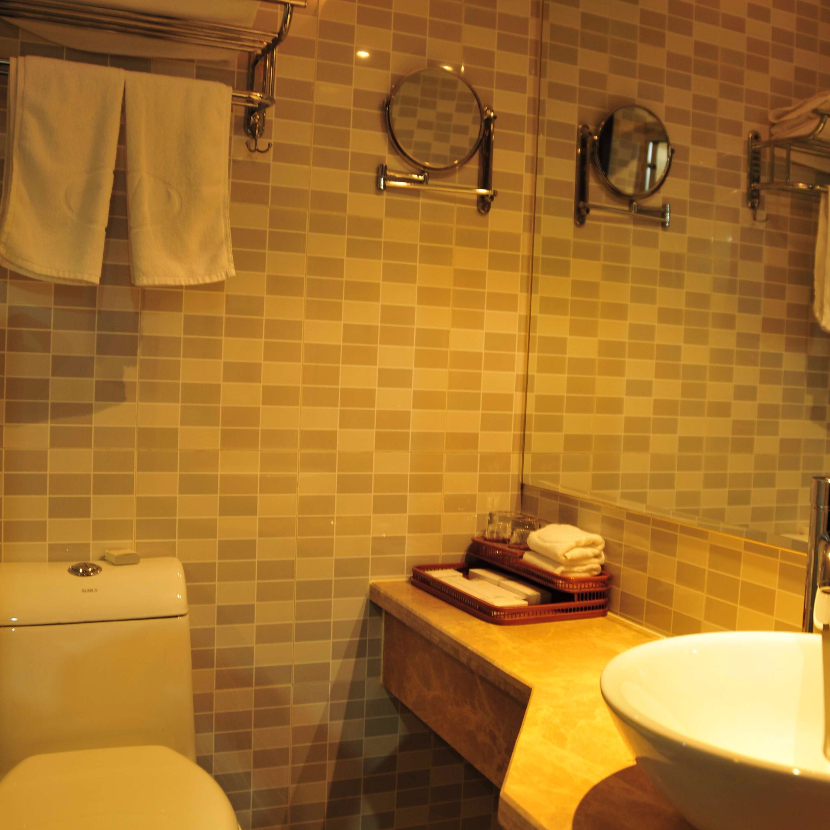 普通标准房或大床房 | 迷你吧、办公桌、遮光窗帘、免费 WiFi