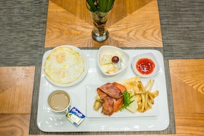 Komplet morgenmad hver dag mod et gebyr