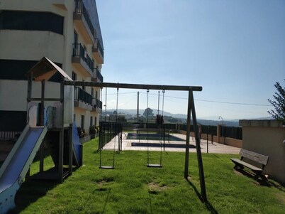 Barreiros Apartment - Catedrales Beach 5 pers. (2 rooms) views to the Foz Estuary