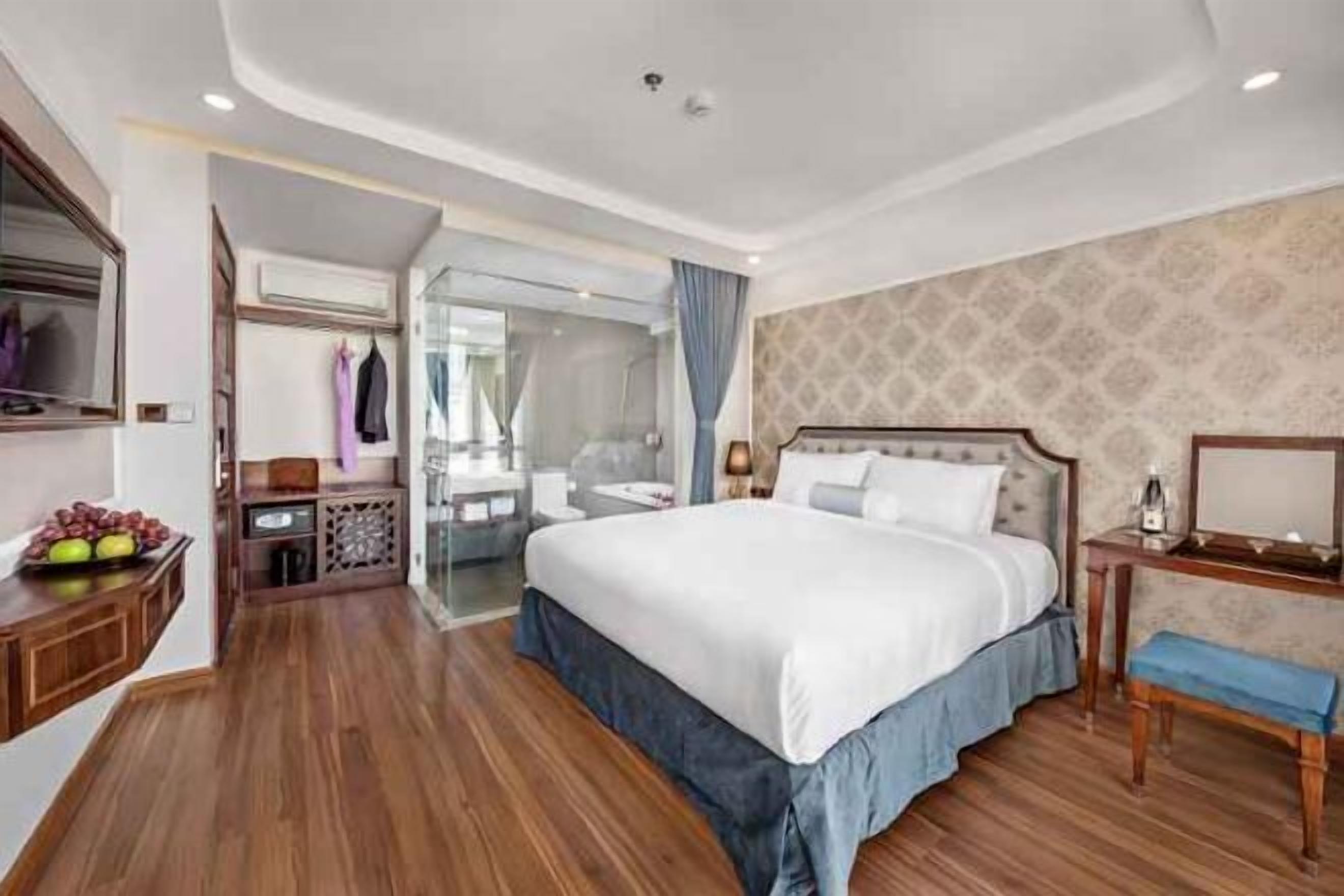 Lakens van Egyptisch katoen, luxe beddengoed, pillowtop-bedden