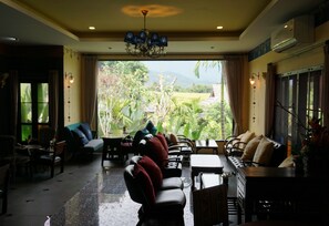 Sitteområde i lobbyen