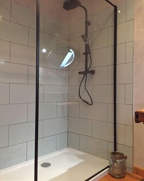 Combined shower/tub, hair dryer - Farmhouse for 15 people, swimming pool, SPA, billiards, air conditioning (Luzy)