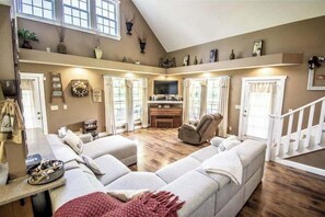 Smart TV, DVD player, books