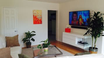 Smart TV, DVD player, stereo