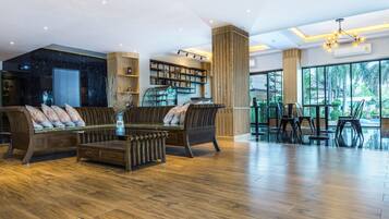 Lobby sitting area