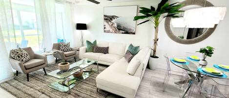 Smart TV, DVD player, books