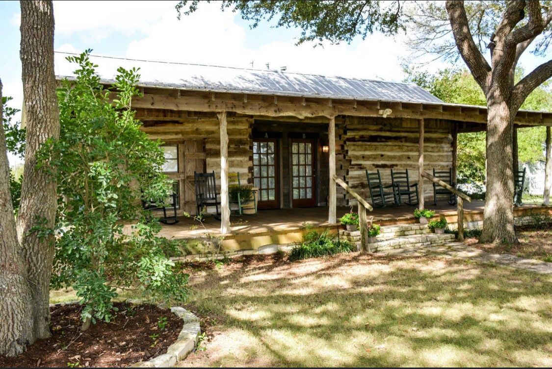 Relive History In This 1850's Dog Trot Log Cabin With Modern Amenities (B)