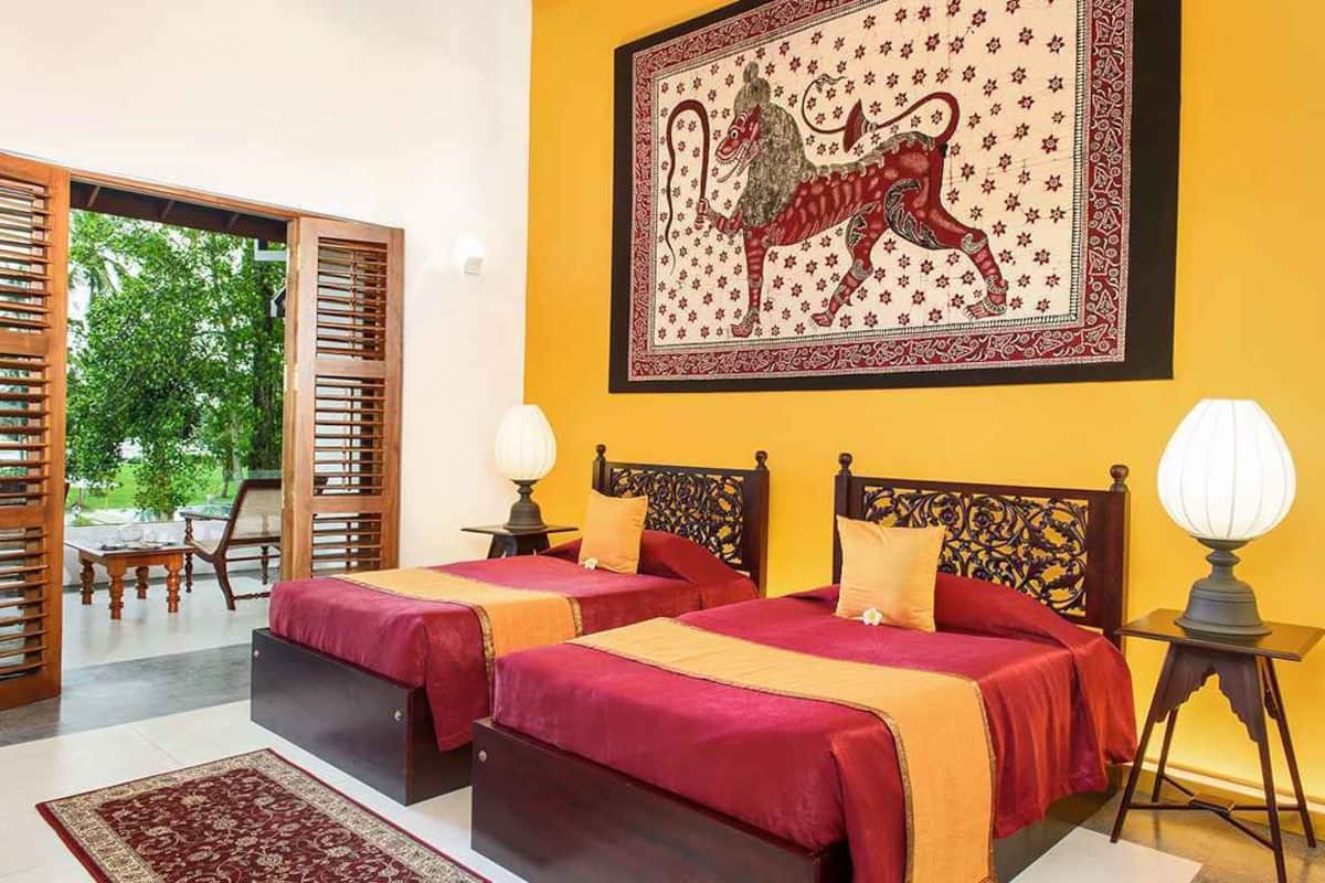 1 habitación y ropa de cama de alta calidad