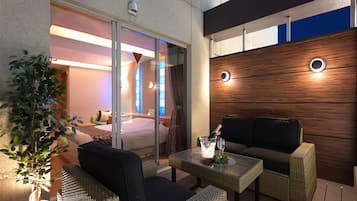 King Suite Room with Terrace, Non Smoking | Terrace/patio