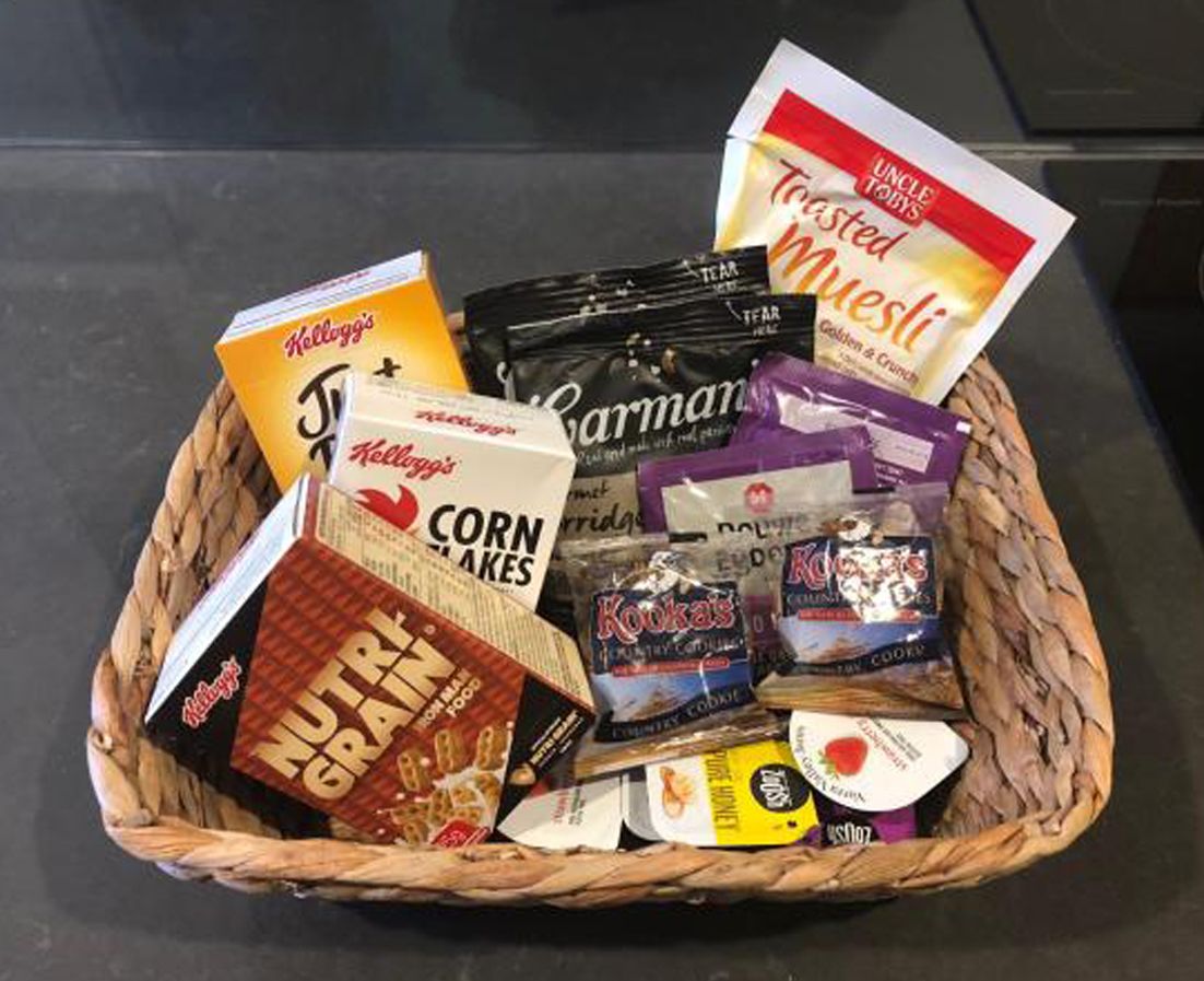 free daily continental breakfast