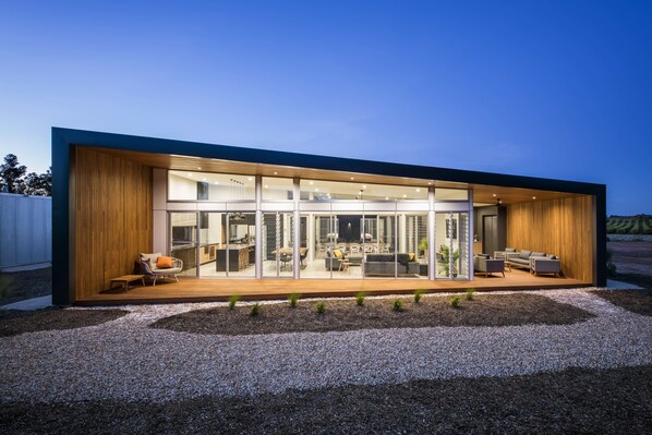 Façade de l’hébergement