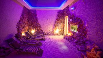 Turkish bath, body treatments, hydrotherapy, hot stone massages