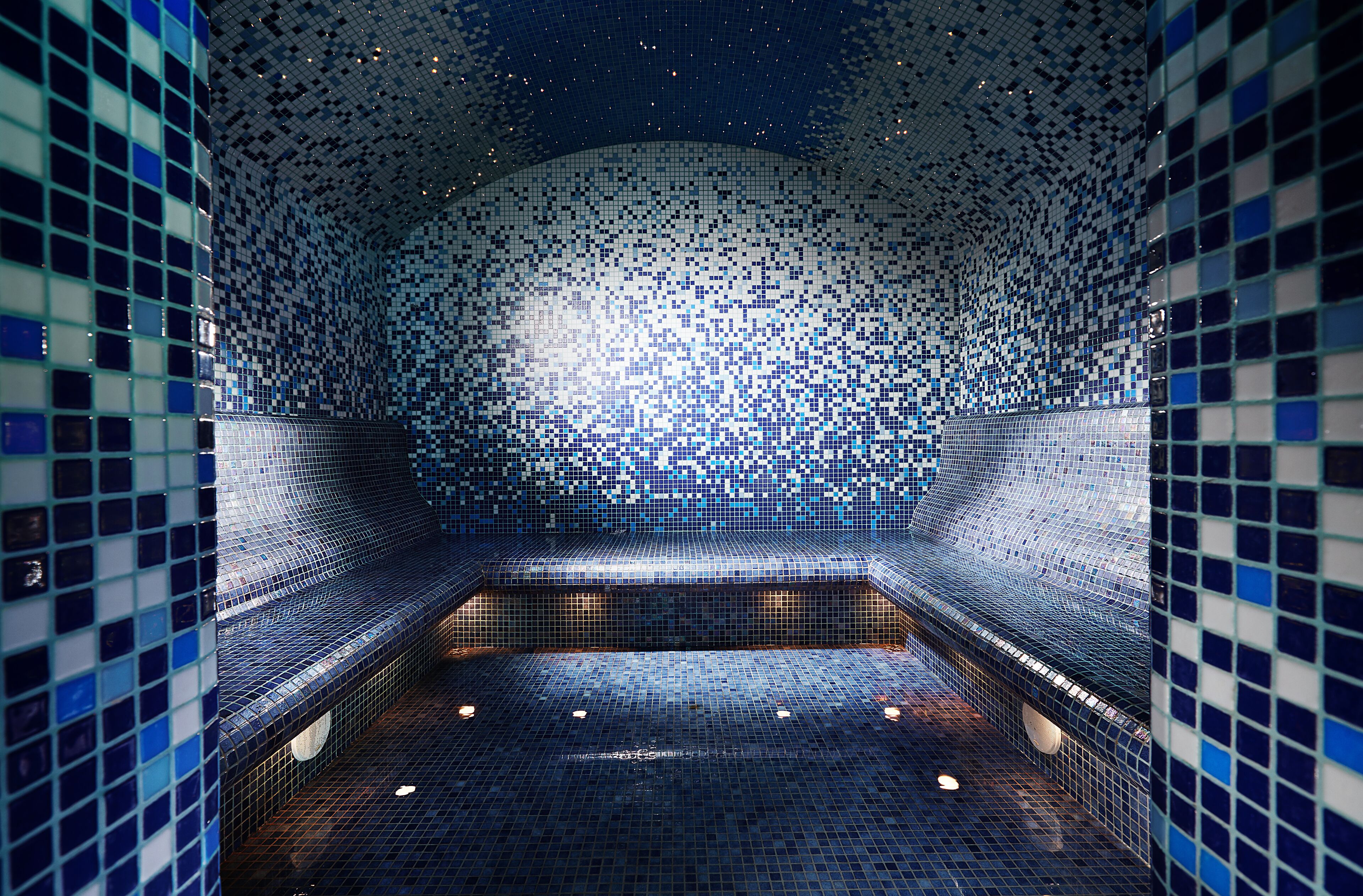Turkish bath, body treatments, hydrotherapy, hot stone massages
