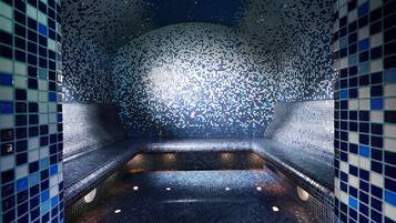 Turkish bath, body treatments, hydrotherapy, hot stone massages