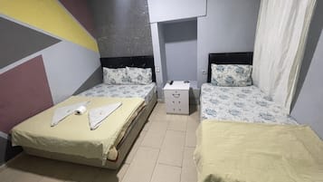 Geluiddichte muren, gratis wifi, beddengoed