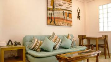 公寓, 1 间卧室 | 起居区 | 液晶电视、DVD 播放器