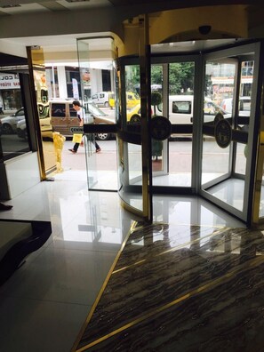 Interior entrance
