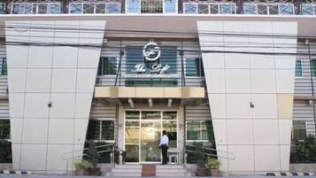 Voorkant van accommodatie