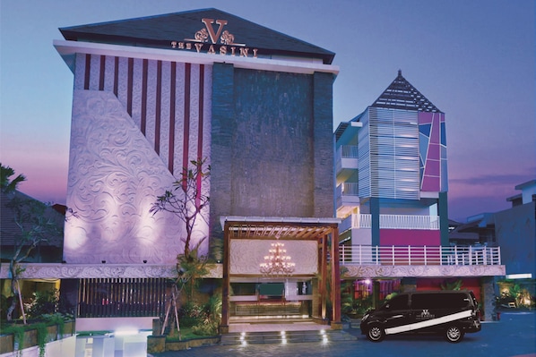 Voorkant van accommodatie