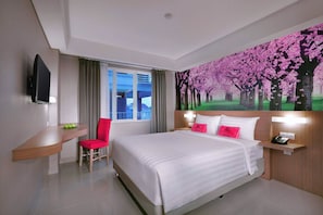 Uitzicht vanuit de kamer