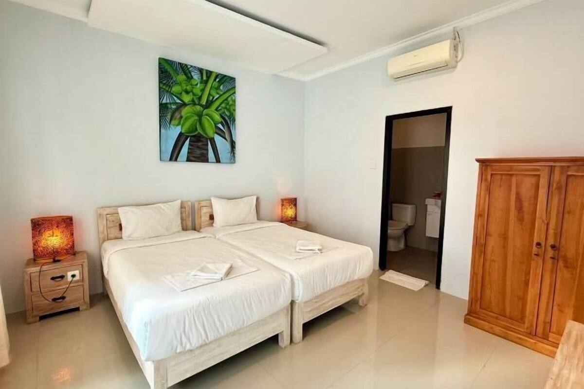 1 Schlafzimmer, hochwertige Bettwaren, kostenloses WLAN, Bettwäsche