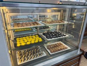 Café da manhã, almoço e jantar