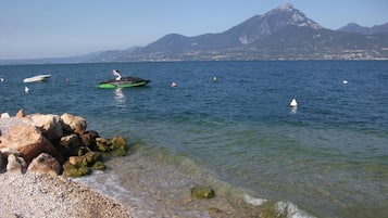 Sun-loungers, beach umbrellas