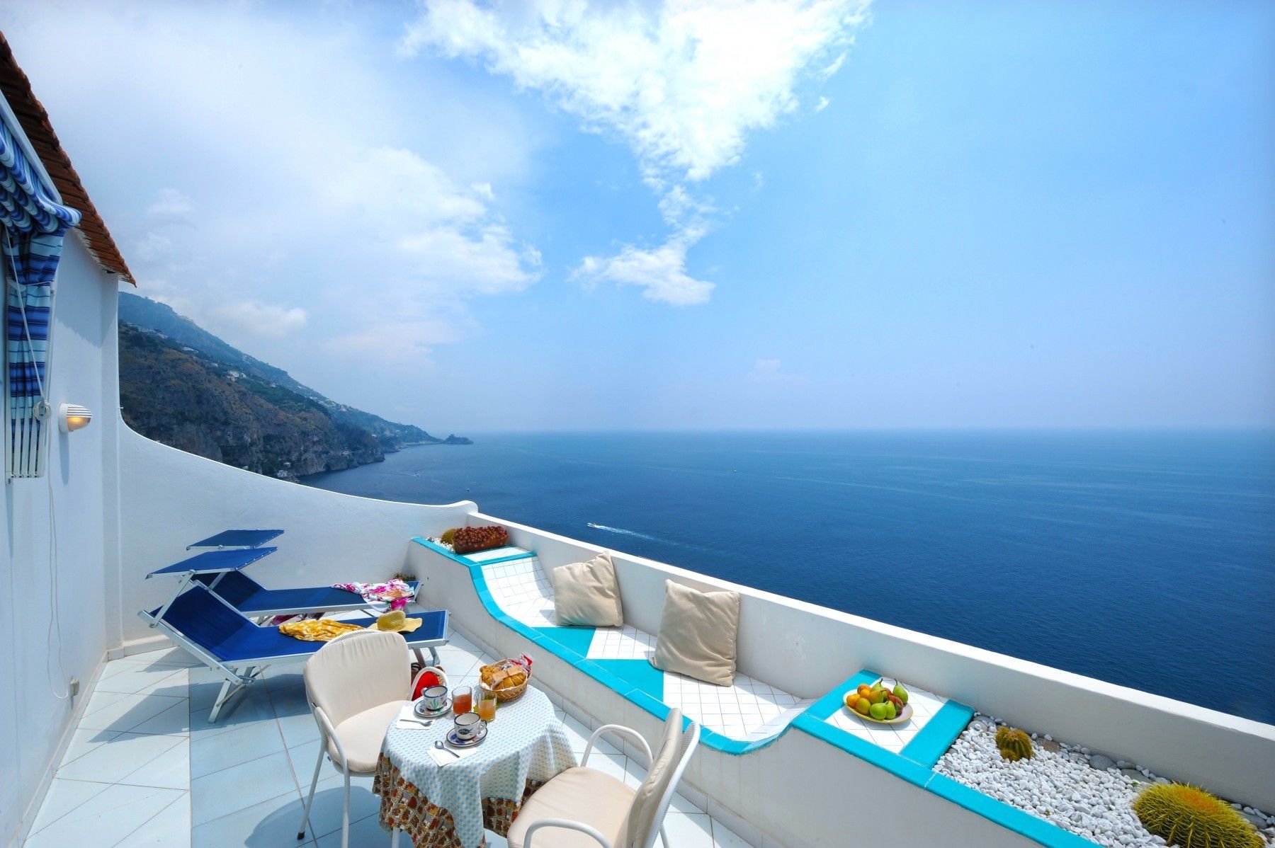 Apartamento, 1 habitación, patio, vistas al mar | Terraza o patio