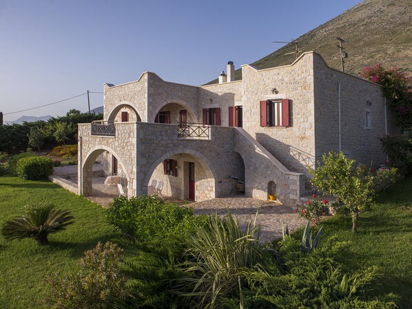 Front of property - Sofia Mina Green Villa (East Mani)