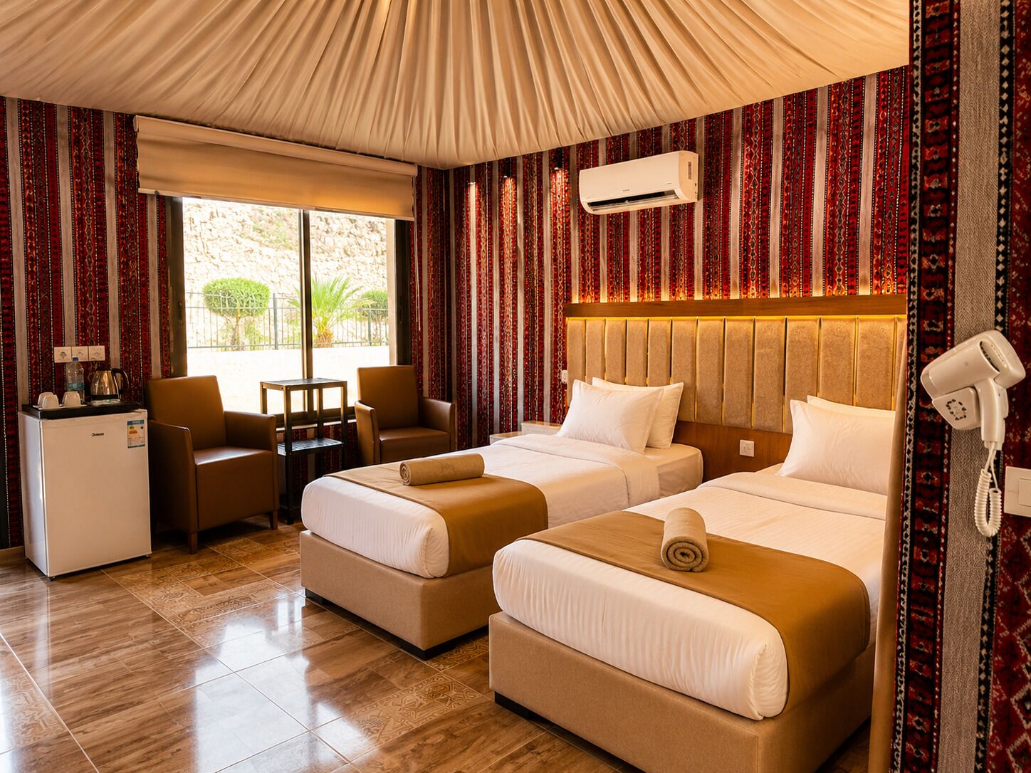 Deluxe Tent | Courtyard view