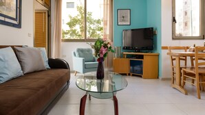 Apartment, 1 Bedroom | Living room - Ben Yehuda Corner (Tel Aviv)