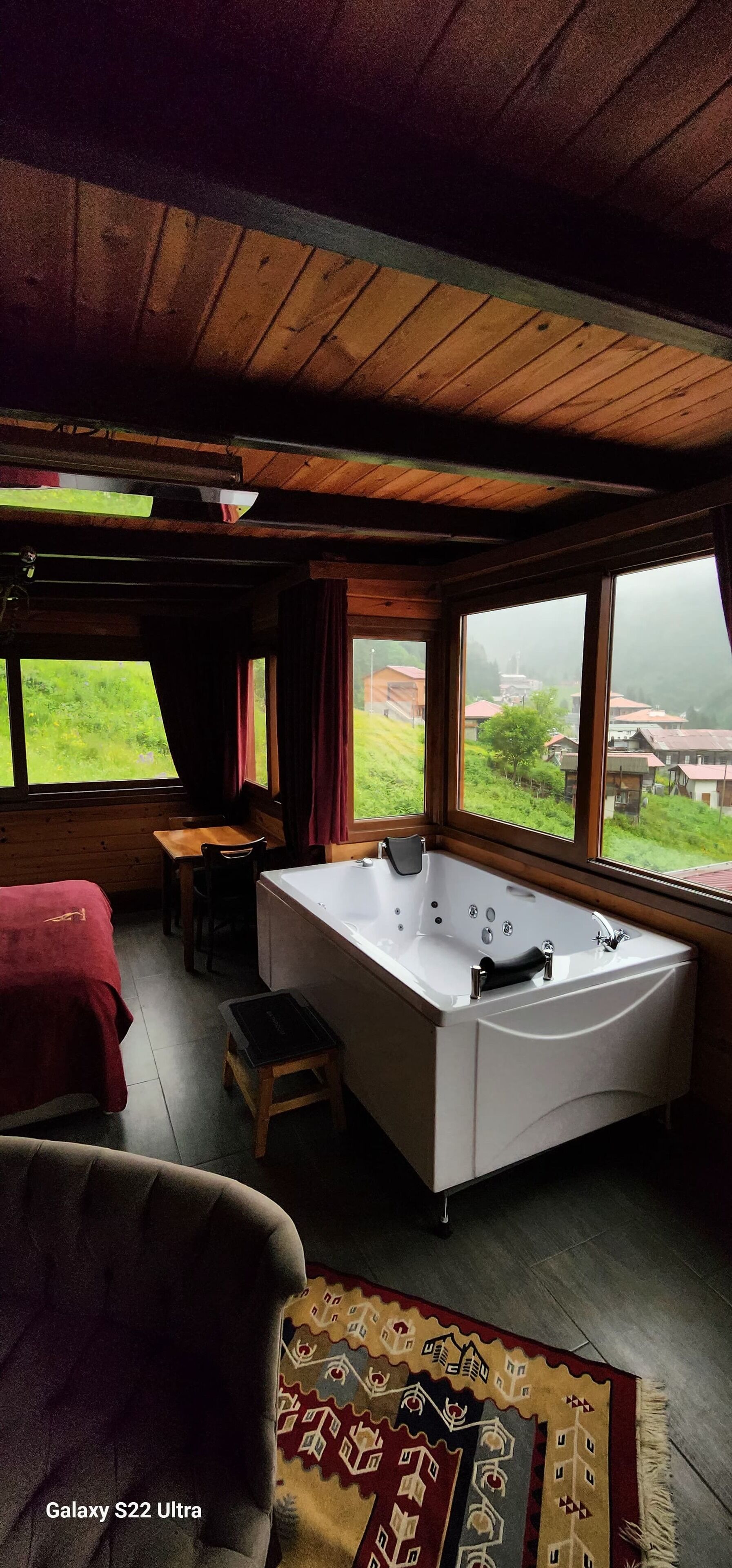 全景双人房 | 浴室 | 吹风机、拖鞋、肥皂、洗发水