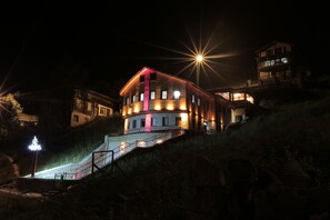 Majoituspaikan julkisivu