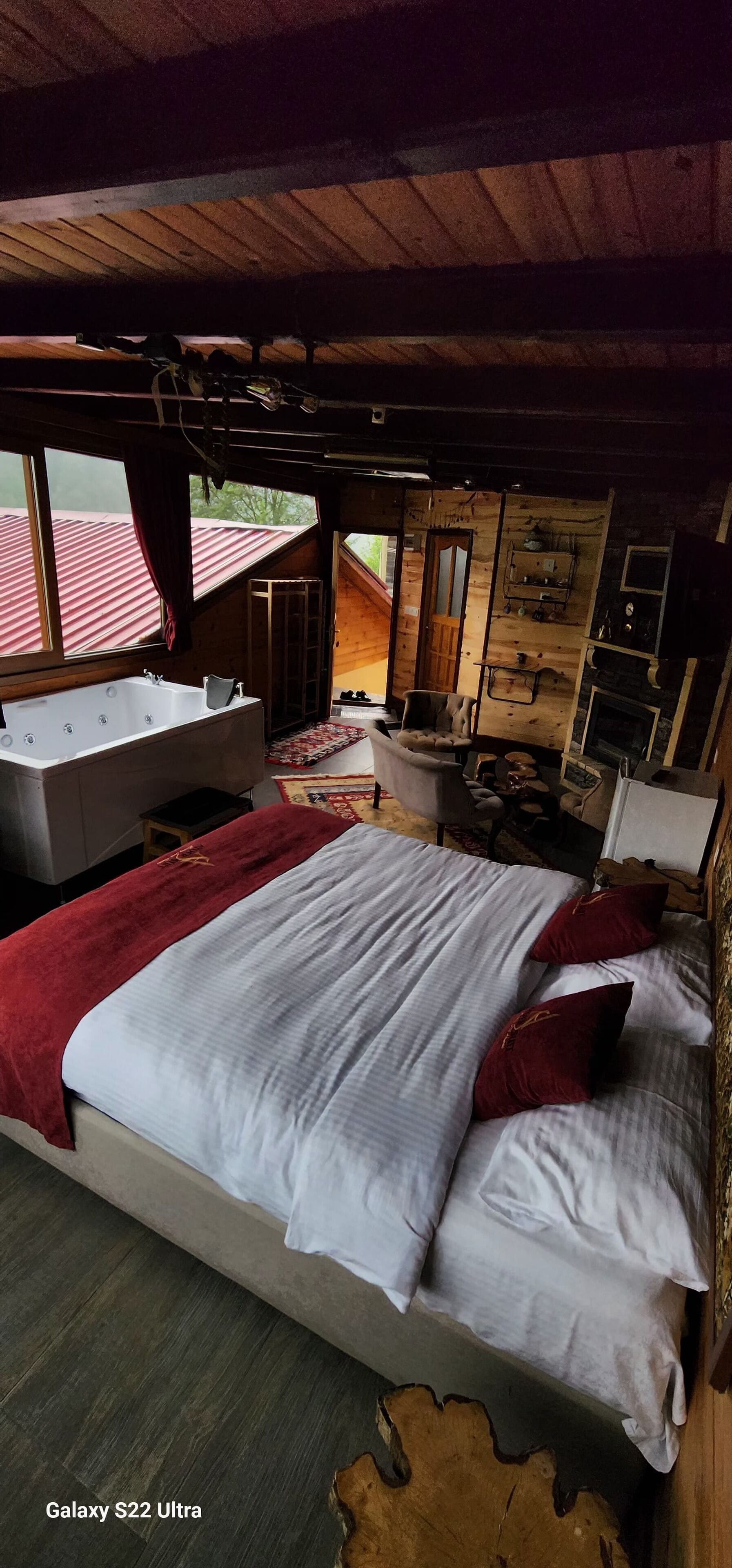 Panoramic Double Room | Select Comfort beds, desk, laptop workspace, blackout drapes