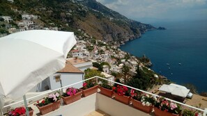 Apartment, 1 Schlafzimmer, Terrasse, Meerblick | Ausblick vom Zimmer