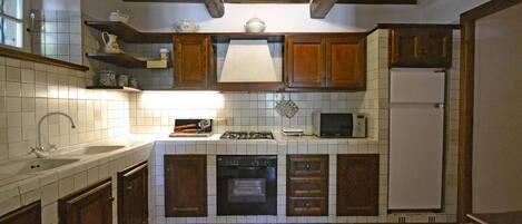 Apartment, 4 Bedrooms | Private kitchen | Full-size fridge, microwave, stovetop, dishwasher