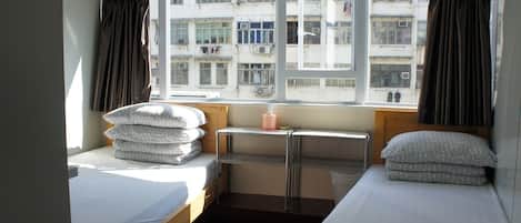 Twin Room | Blackout curtains, soundproofing, iron/ironing board, free WiFi