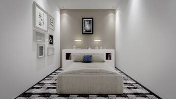 Family Room, 1 Bedroom | Laptop workspace, soundproofing, free WiFi, bed sheets