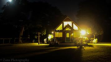 Front of property - evening/night