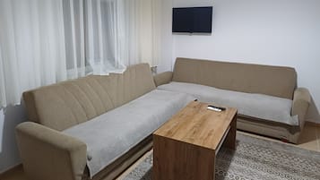 Standard Apartment | Bathroom | Shower, hair dryer, soap, shampoo