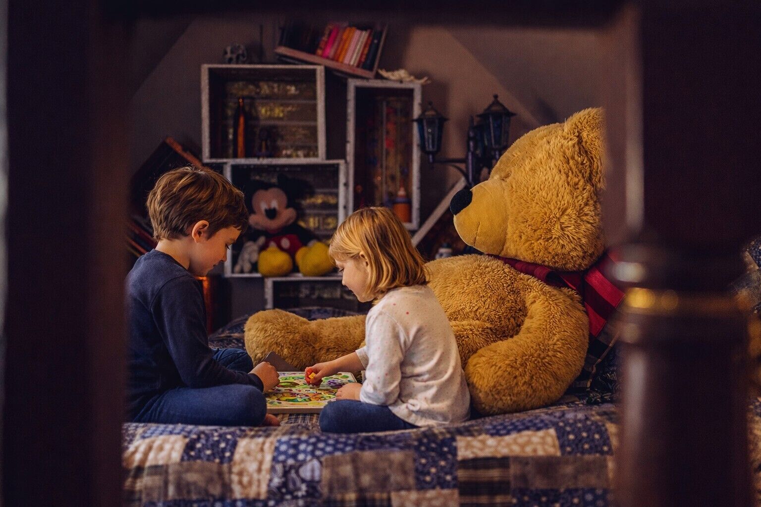 Familie vierpersoonskamer (Voltige) | Lakens van Egyptisch katoen, luxe beddengoed, pillowtop-bedden